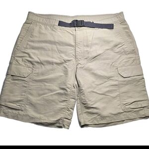 The North Face Men's Brown Cargo Shorts Sz 38 Outdoors Fishing Hiking 100% Nylon